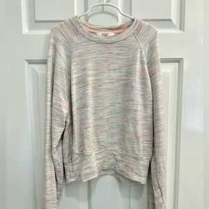 Athleta Girl Pastel Space-Dye Lightweight Crewneck